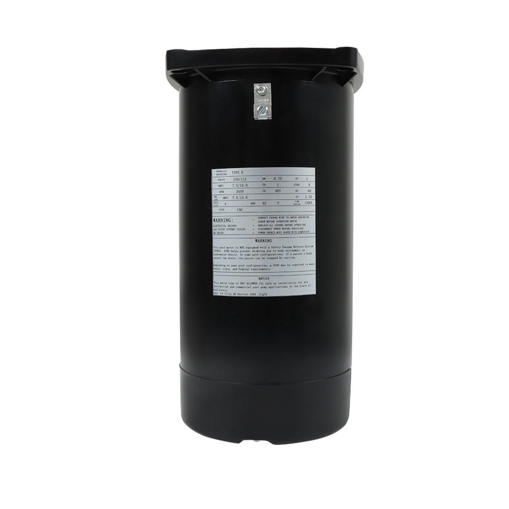 USQ1102 1HP 3450RPM 48Y Frame Pool Motor Square Flange Pool Pump Motor 115/230V