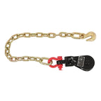 4 X 2 Ton Snatch Block w/ Chain Flatbed Tow Truck Rollback Car Carrier Cable