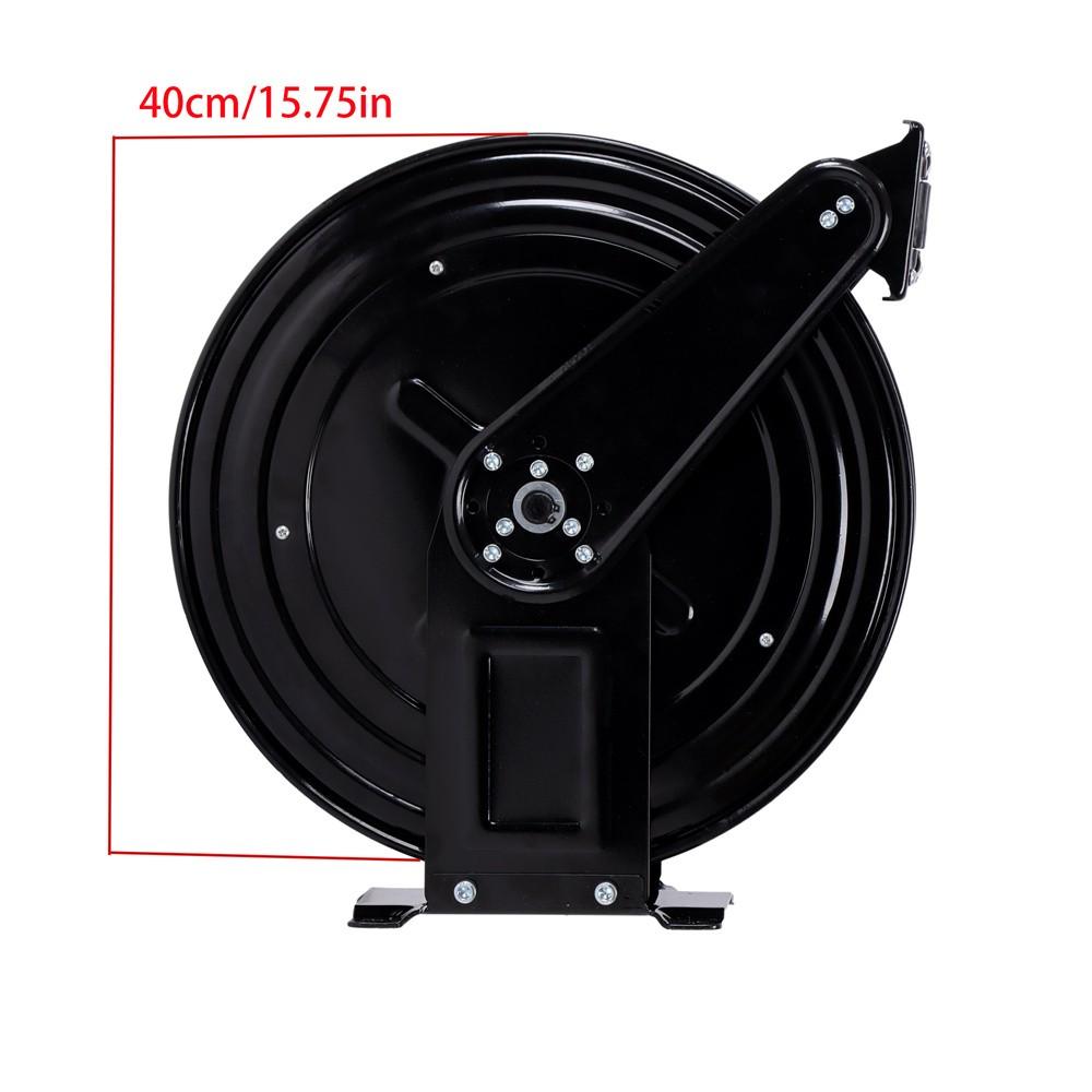 Pressure Washer Hose Reel 50ft With Swivel Arm 3/8" NPT Outlet Pipe 4000 PSI