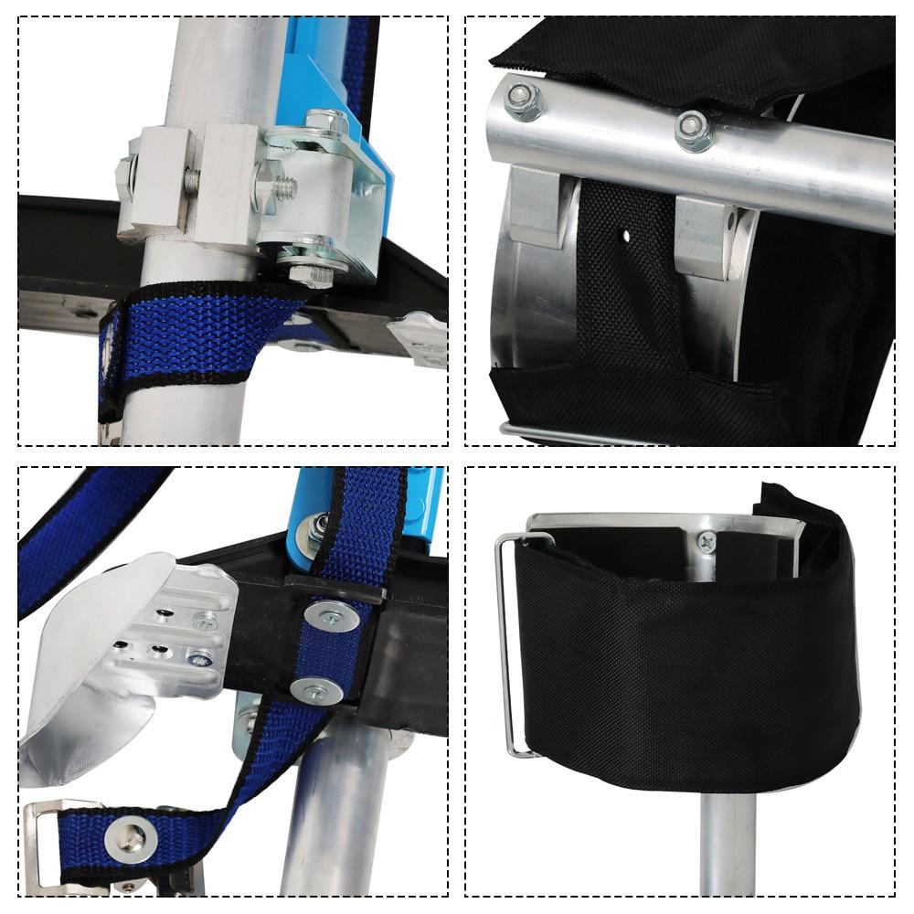 Adjustable 36" - 48" Drywall Stilts For Painters Walking Finishing Tools Blue