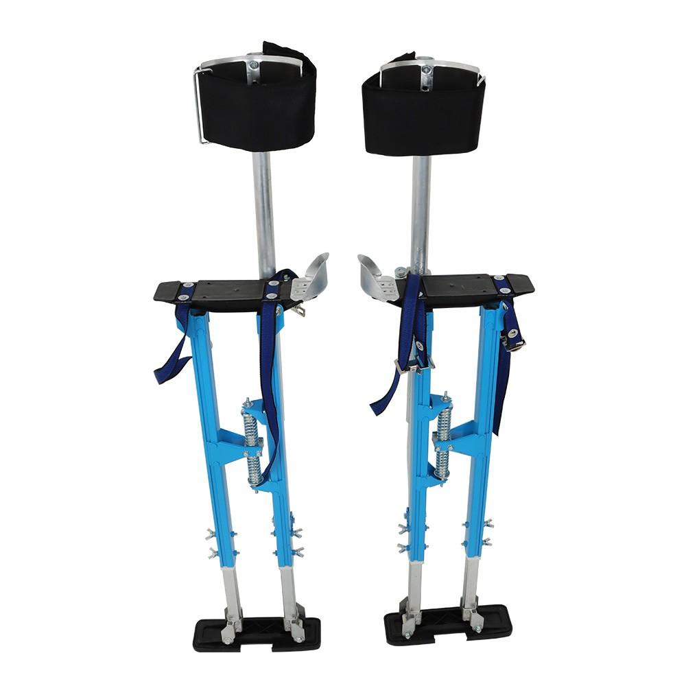 Adjustable 36" - 48" Drywall Stilts For Painters Walking Finishing Tools Blue