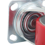 4 Pack Heavy Duty Swivel Caster Wheels 6" × 2" Polyurethane 4800Lbs Industrial