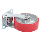 4 Pack Heavy Duty Swivel Caster Wheels 6" × 2" Polyurethane 4800Lbs Industrial