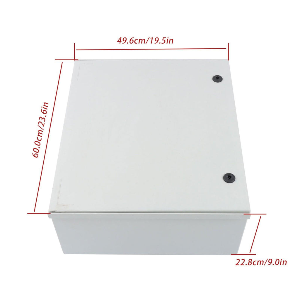 Fiberglass Steel 24x20x9" Electrical NEMA 4X Enclosure IP65 Waterproof