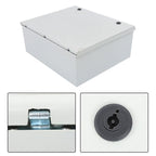 Fiberglass Steel 24x20x9" Electrical NEMA 4X Enclosure IP65 Waterproof