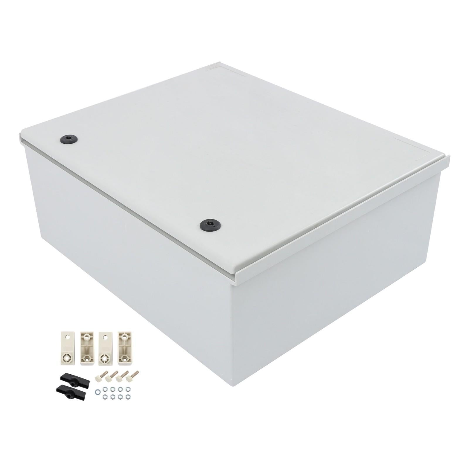 Fiberglass Steel 24x20x9" Electrical NEMA 4X Enclosure IP65 Waterproof