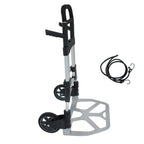 500 LB Aluminum Folding Hand Truck with Telescoping Handle & Elastic Ropes
