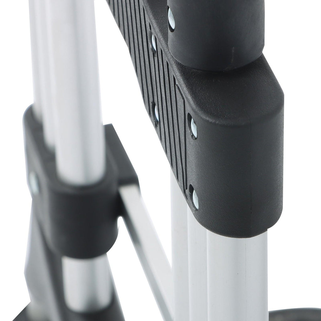 500 LB Aluminum Folding Hand Truck with Telescoping Handle & Elastic Ropes