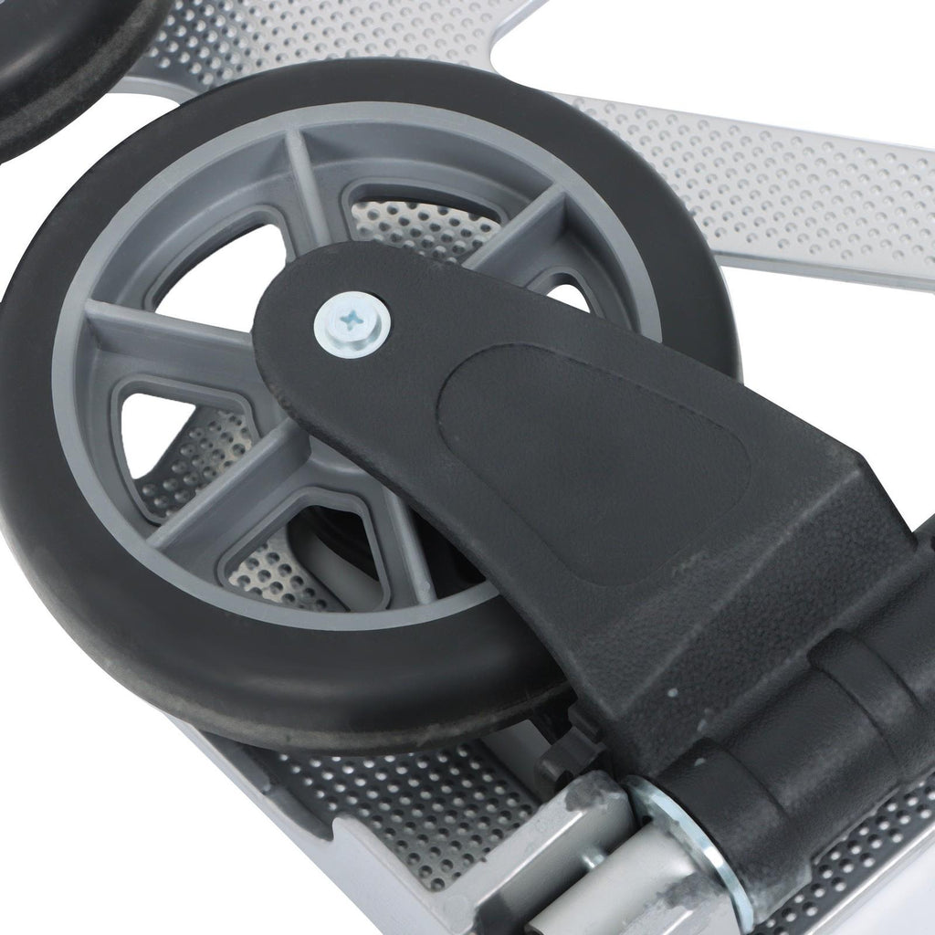 500 LB Aluminum Folding Hand Truck with Telescoping Handle & Elastic Ropes