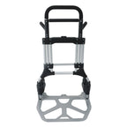 500 LB Aluminum Folding Hand Truck with Telescoping Handle & Elastic Ropes