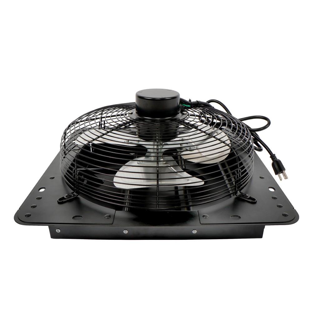 14 Inch Shutter Exhaust Fan W/ Speed Controller High Speed Wall Mounted 1550 CFM