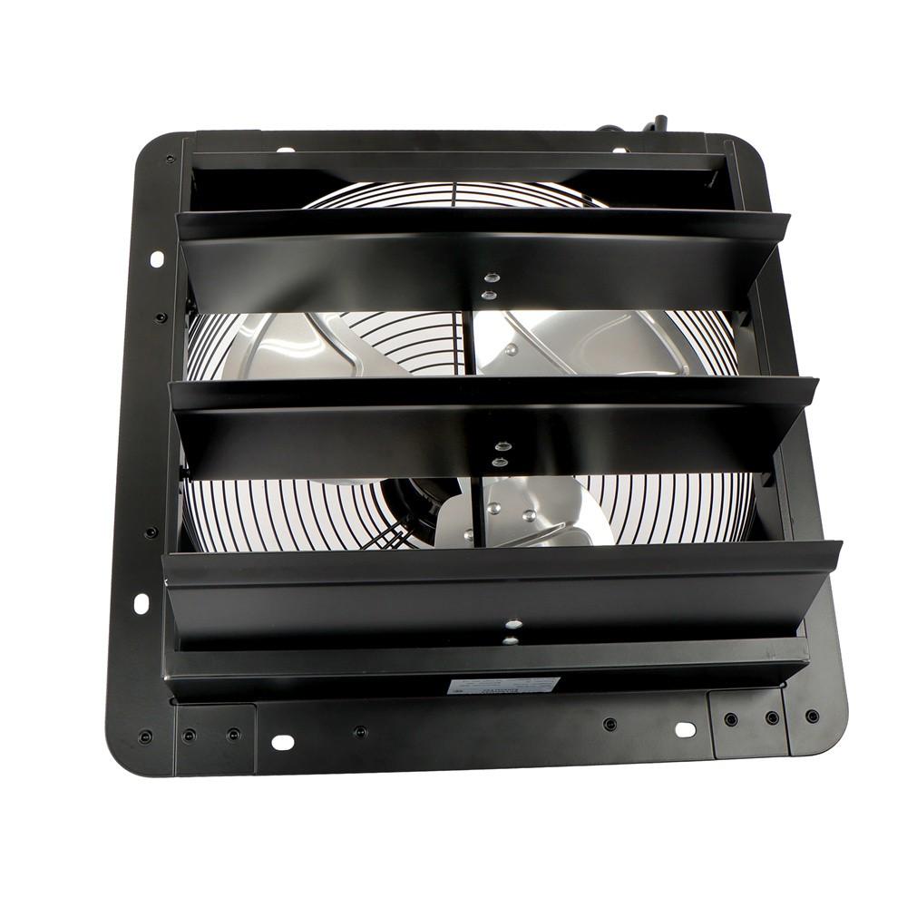 14 Inch Shutter Exhaust Fan W/ Speed Controller High Speed Wall Mounted 1550 CFM