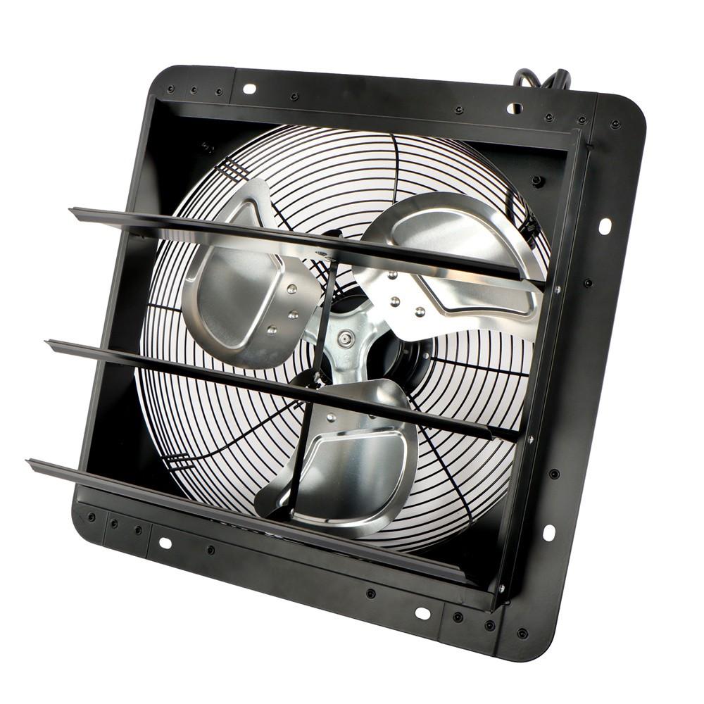 14 Inch Shutter Exhaust Fan W/ Speed Controller High Speed Wall Mounted 1550 CFM