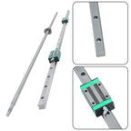 HGR20 1200mm Linear Rail & SFU1605 Ball Screw Kit 2 Rails + BF12 BK12