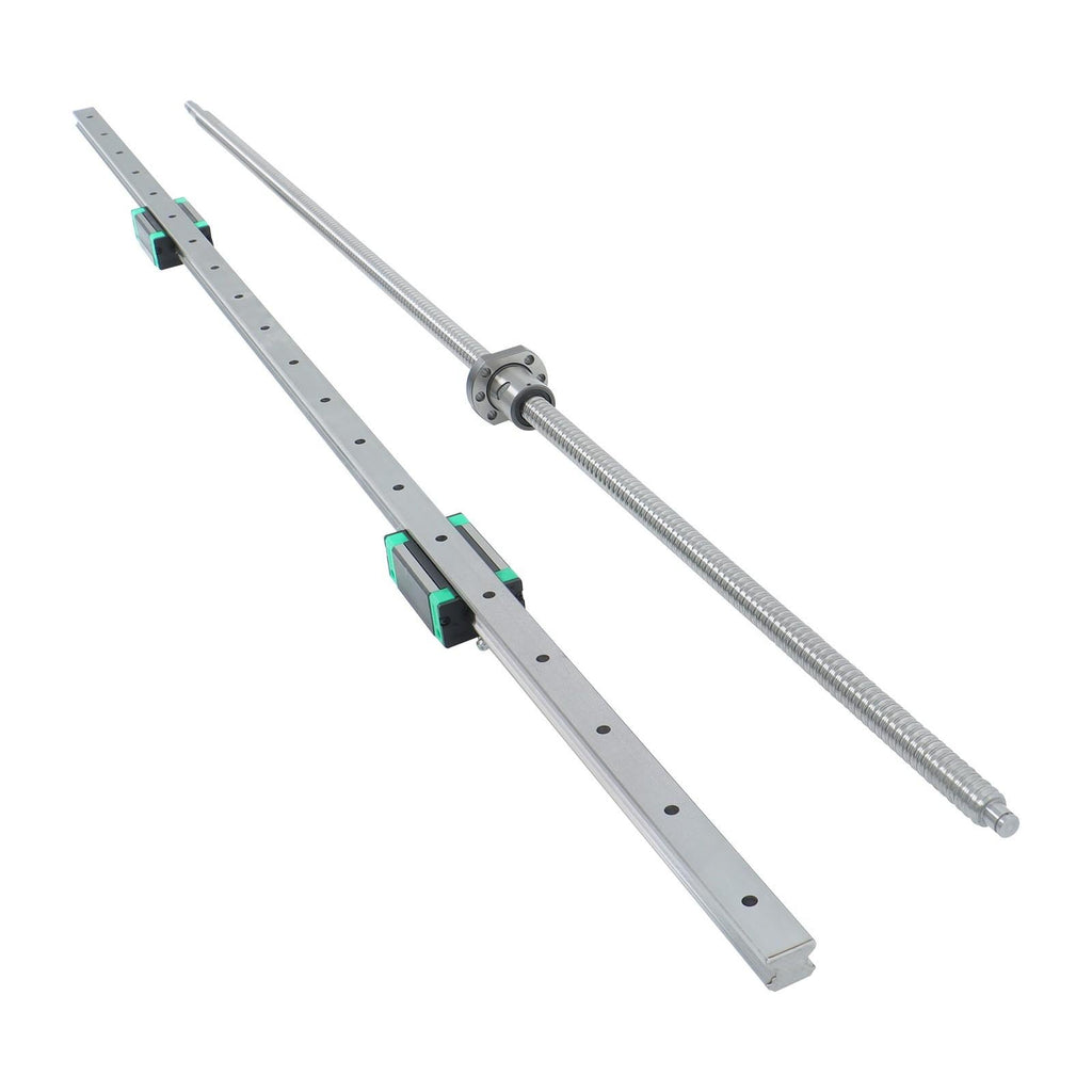 HGR20 1200mm Linear Rail & SFU1605 Ball Screw Kit 2 Rails + BF12 BK12