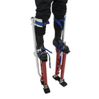 24-40 Inch Red Specialty Aluminum Drywall Stilts For Taping Painting Painter