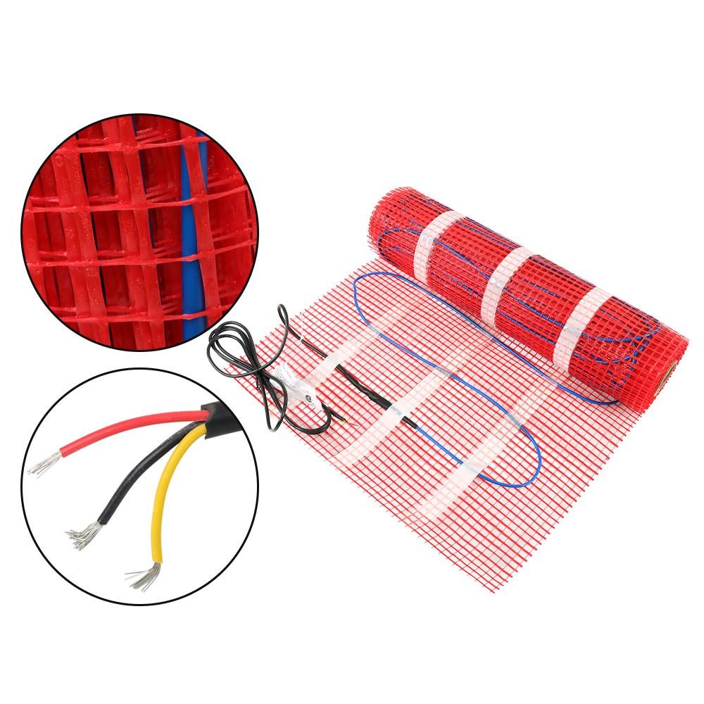 30 Sqft 120V Floor Heating Mat Kit Electric Radiant Floor Heating System