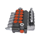 5 Spool 11 GPM Hydraulic Control Valve SAE Ports Monoblock Double Acting