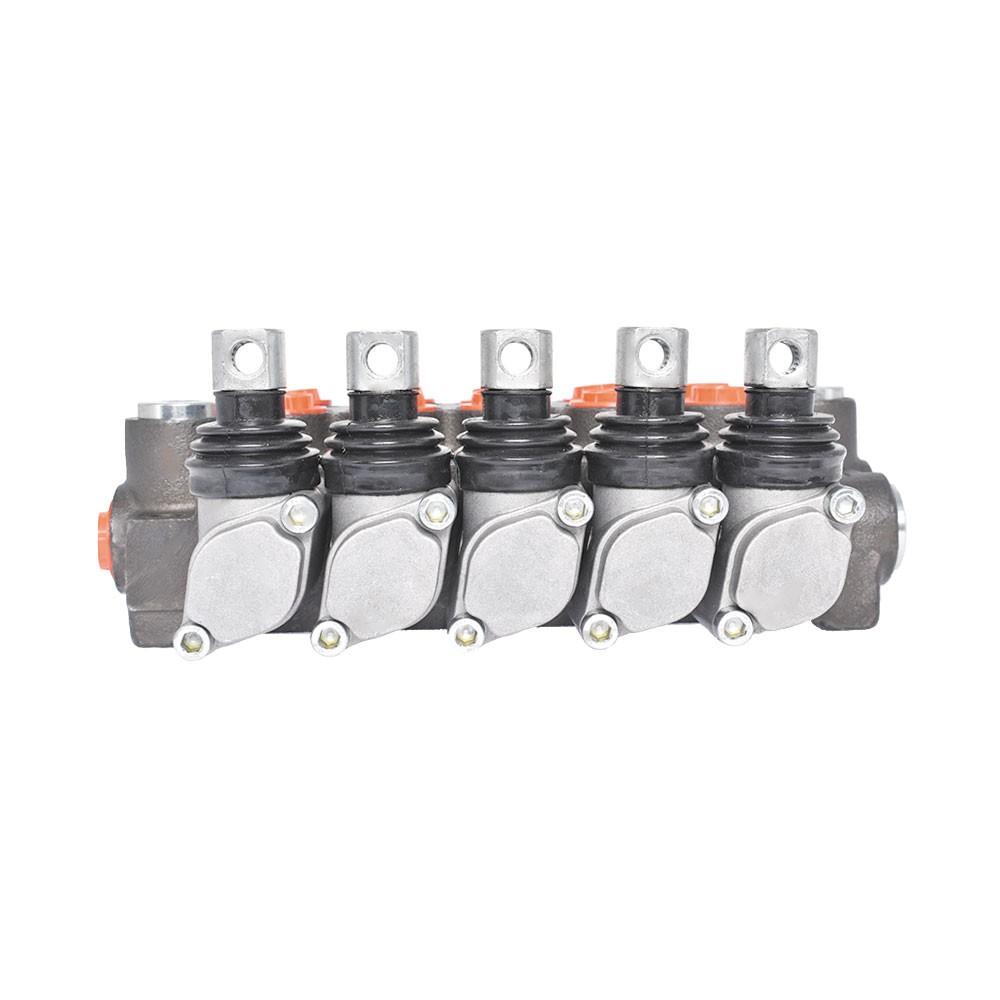 5 Spool 11 GPM Hydraulic Control Valve SAE Ports Monoblock Double Acting