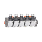 5 Spool 11 GPM Hydraulic Control Valve SAE Ports Monoblock Double Acting