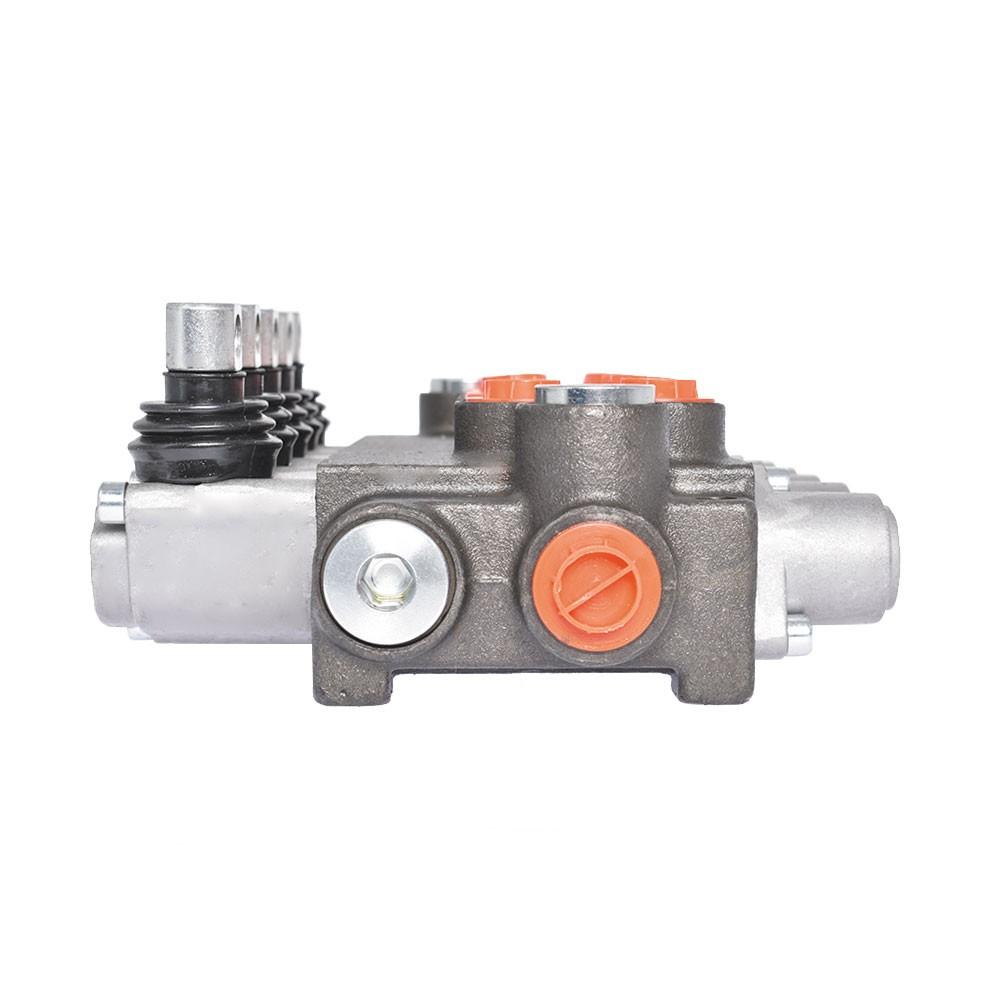 5 Spool 11 GPM Hydraulic Control Valve SAE Ports Monoblock Double Acting