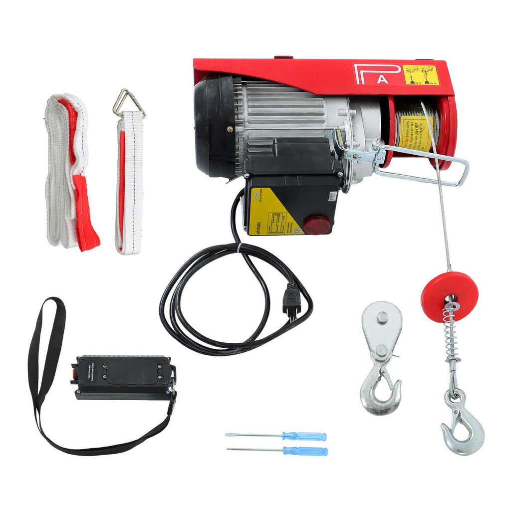 880 lbs Electric Hoist 328 ft Wireless Remote Control 40ft/20ft Lifting Height