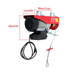 880 lbs Electric Hoist 328 ft Wireless Remote Control 40ft/20ft Lifting Height