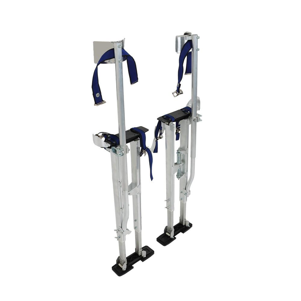 36" -48" Adjustable Silver Aluminum Alloy Stilt Tool For Walking Taping