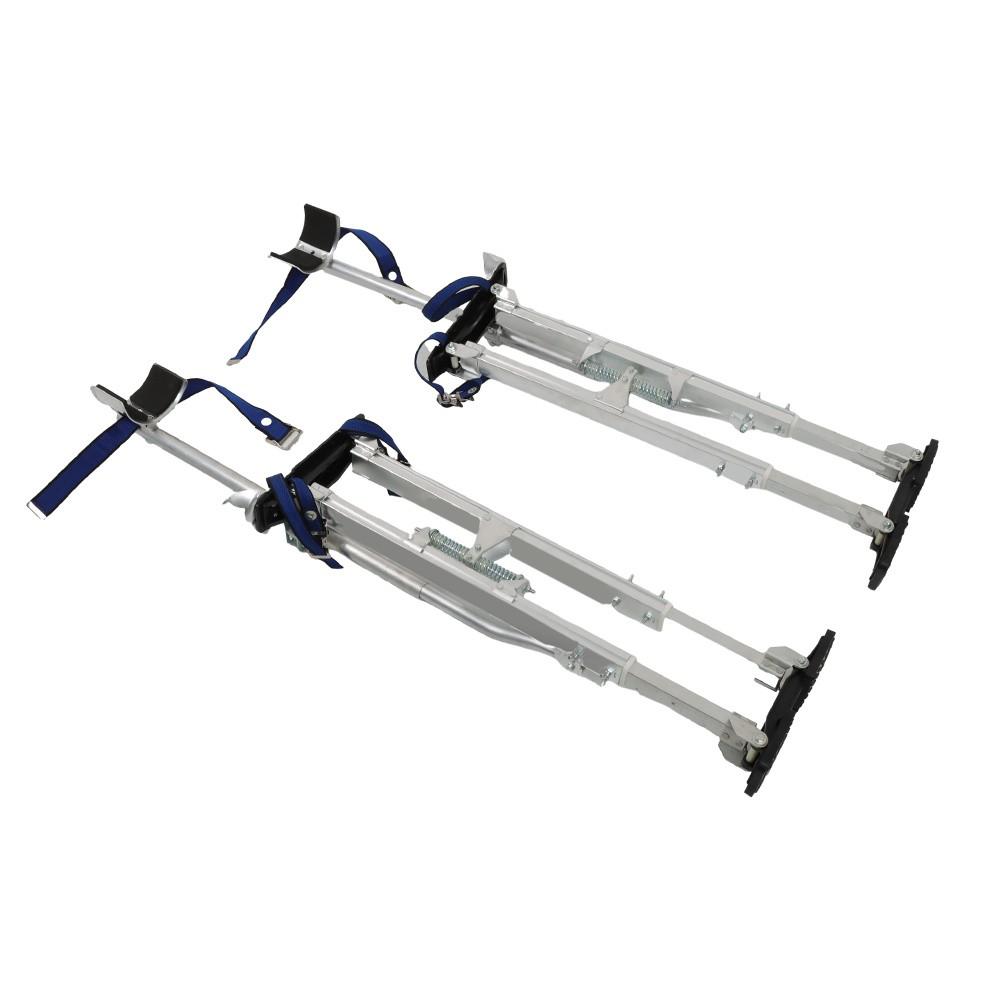 36" -48" Adjustable Silver Aluminum Alloy Stilt Tool For Walking Taping