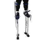 36" -48" Adjustable Silver Aluminum Alloy Stilt Tool For Walking Taping