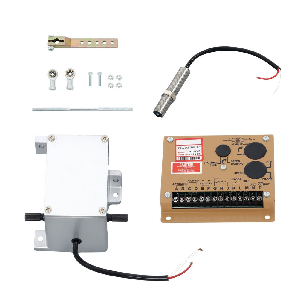 MSP675 ESD5500E ADC120 - 12V Speed Control Sensor Actuator Generator Governor