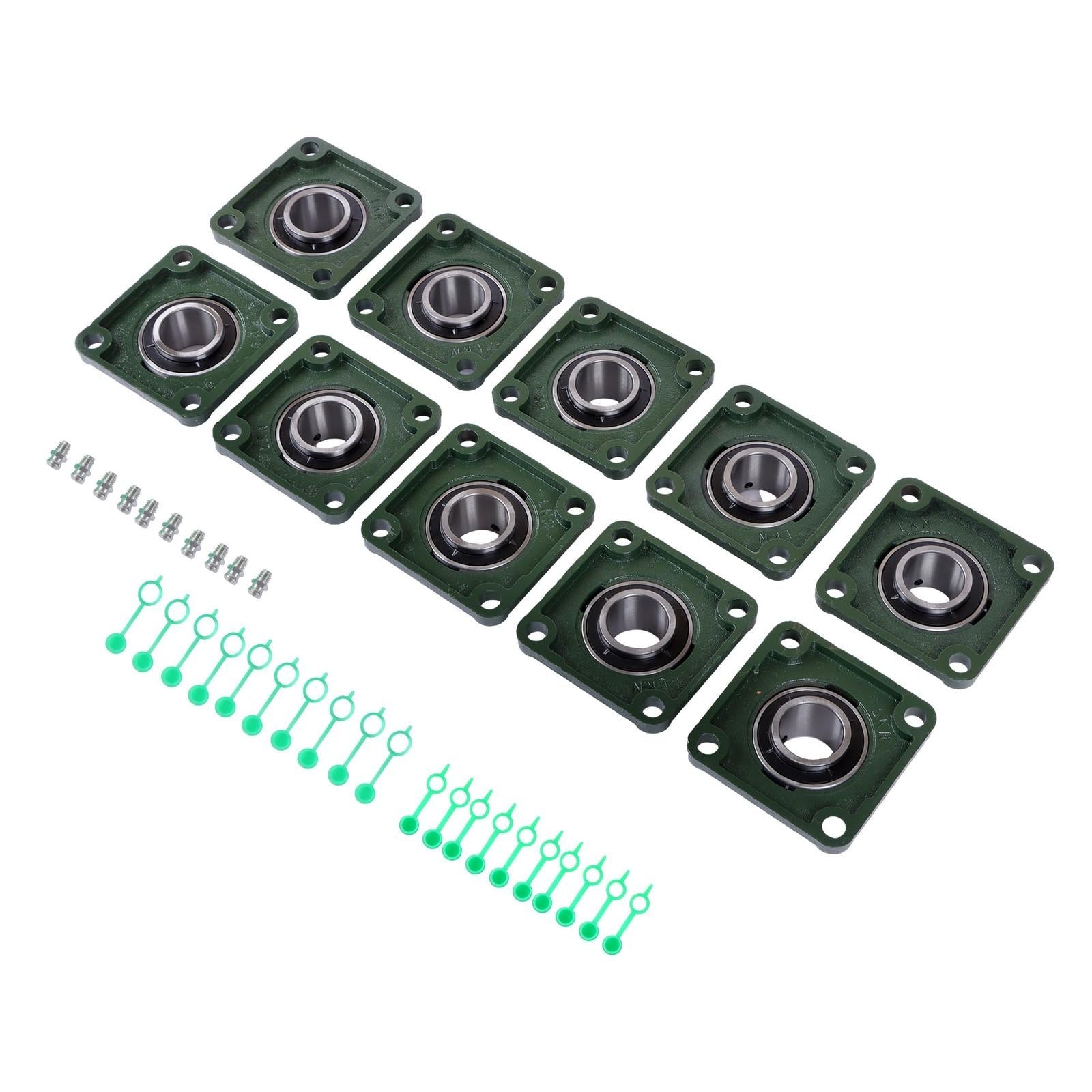 UCF209-28 Pillow Block Bearing Solid Base 1 3/4" Bore Self Alignment 10PCS