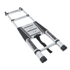 14.5 FT Aluminum Telescoping Ladder Telescopic Multi Purpose For Home 330lbs