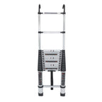 14.5 FT Aluminum Telescoping Ladder Telescopic Multi Purpose For Home 330lbs
