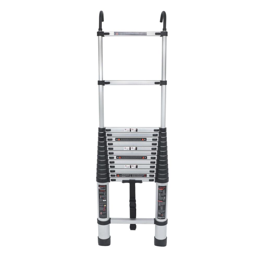 14.5 FT Aluminum Telescoping Ladder Telescopic Multi Purpose For Home 330lbs