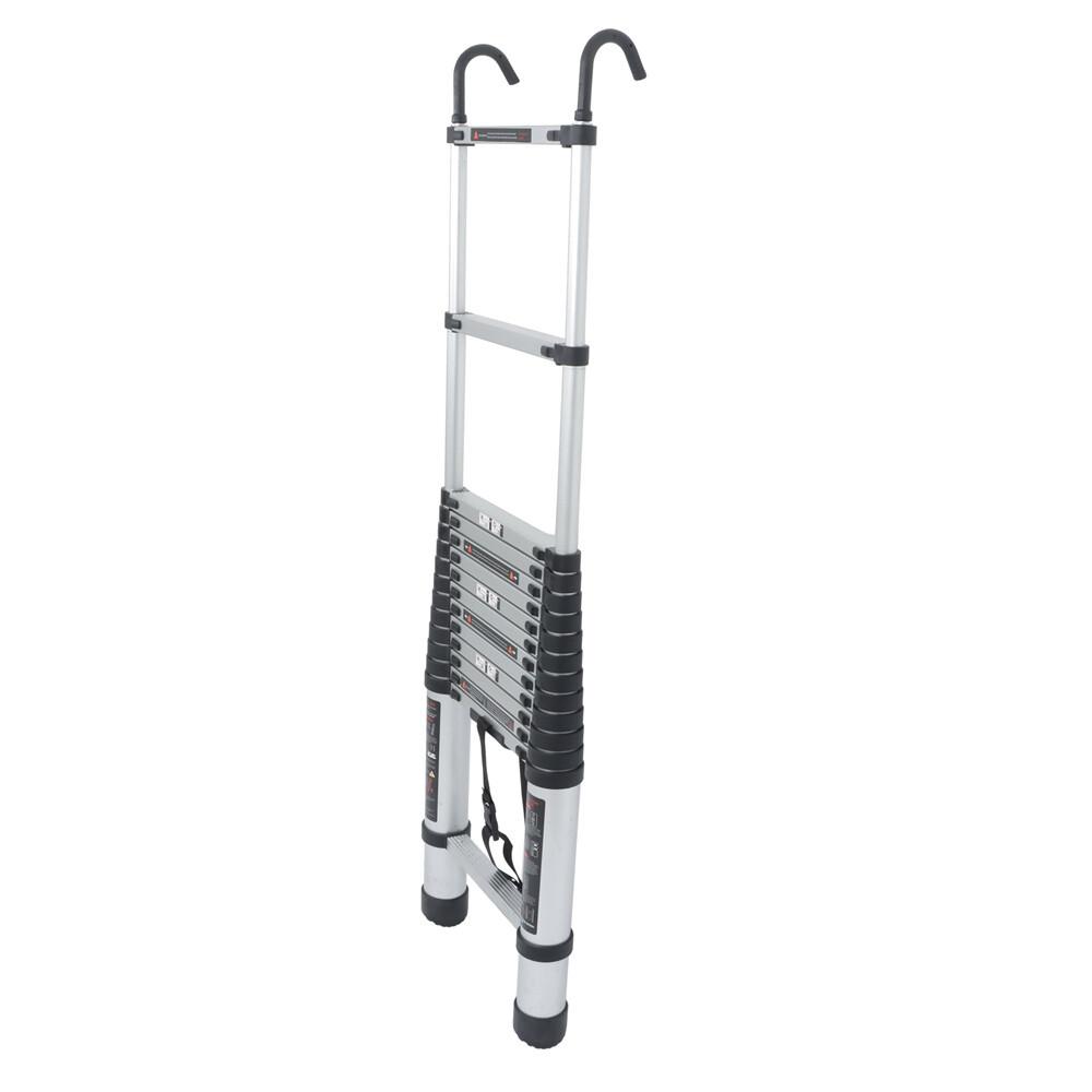 14.5 FT Aluminum Telescoping Ladder Telescopic Multi Purpose For Home 330lbs