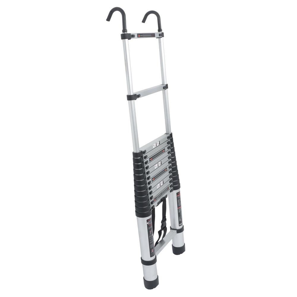 14.5 FT Aluminum Telescoping Ladder Telescopic Multi Purpose For Home 330lbs