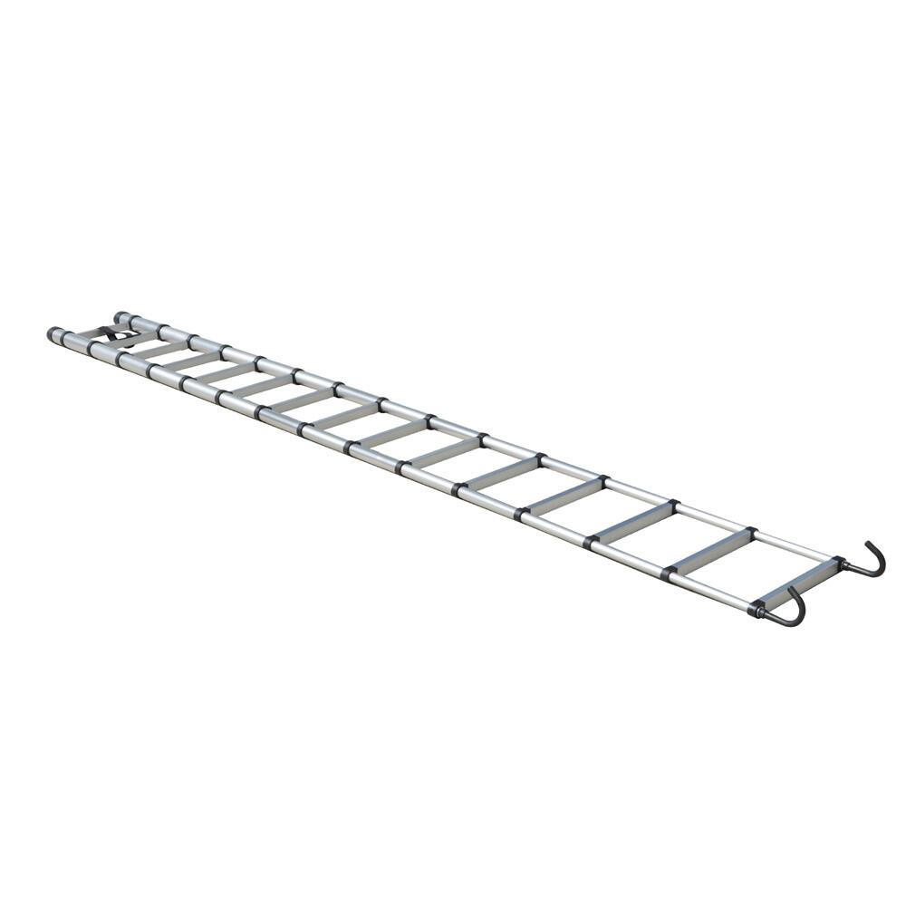 14.5 FT Aluminum Telescoping Ladder Telescopic Multi Purpose For Home 330lbs