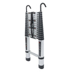 14.5 FT Aluminum Telescoping Ladder Telescopic Multi Purpose For Home 330lbs