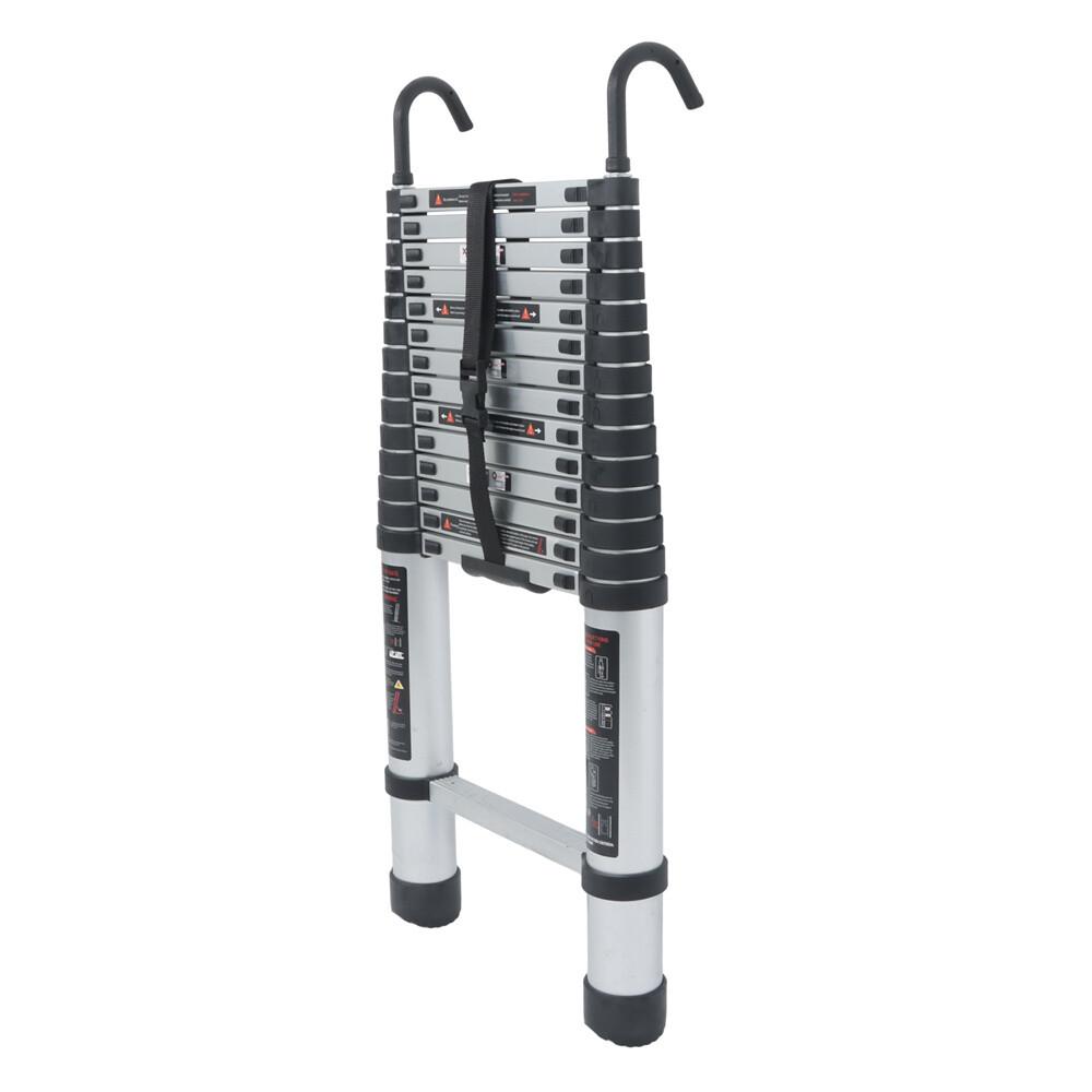 14.5 FT Aluminum Telescoping Ladder Telescopic Multi Purpose For Home 330lbs
