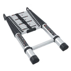14.5 FT Aluminum Telescoping Ladder Telescopic Multi Purpose For Home 330lbs