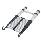 14.5 FT Aluminum Telescoping Ladder Telescopic Multi Purpose For Home 330lbs