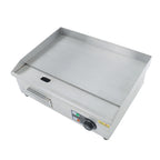 22" Flat Top Electric Grill 1600W Commercial Griddle Stainless Steel Countertop