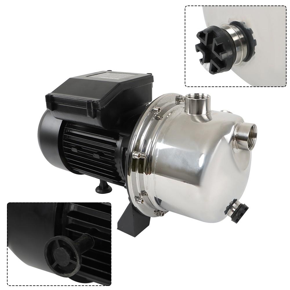 Stainless Steel Portable Shallow Well Pump Garden Pump 1.6HP 1320GPH 115V