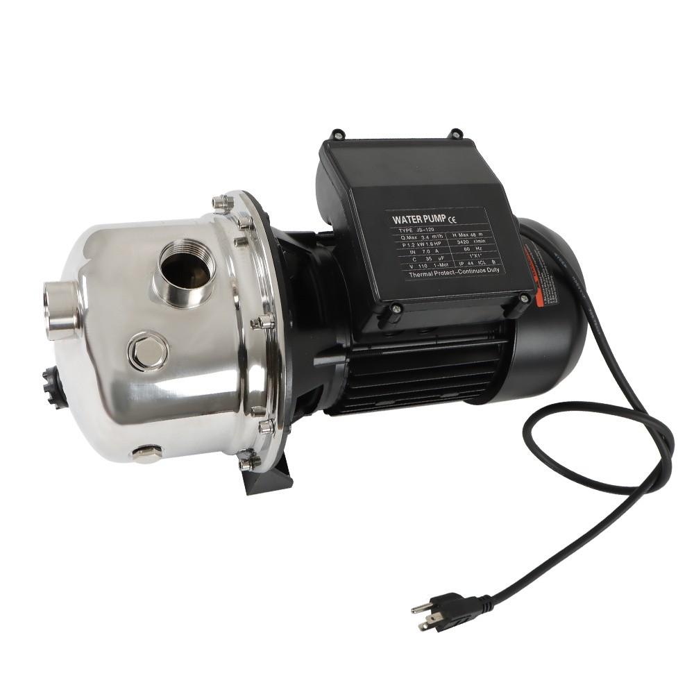 Stainless Steel Portable Shallow Well Pump Garden Pump 1.6HP 1320GPH 115V