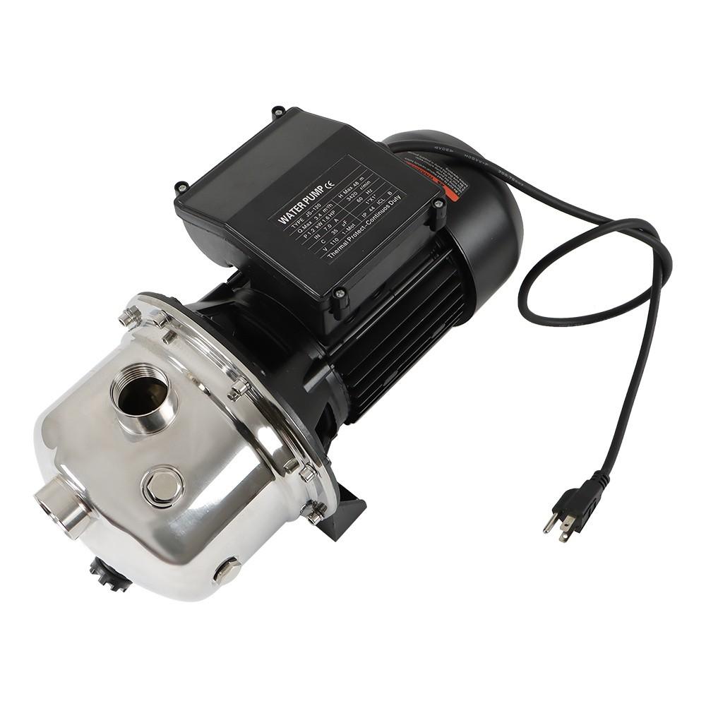 Stainless Steel Portable Shallow Well Pump Garden Pump 1.6HP 1320GPH 115V
