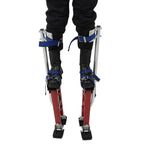 18-30" Red Adjustable Aluminum Alloy Drywall Stilts For Taping Painting Painter
