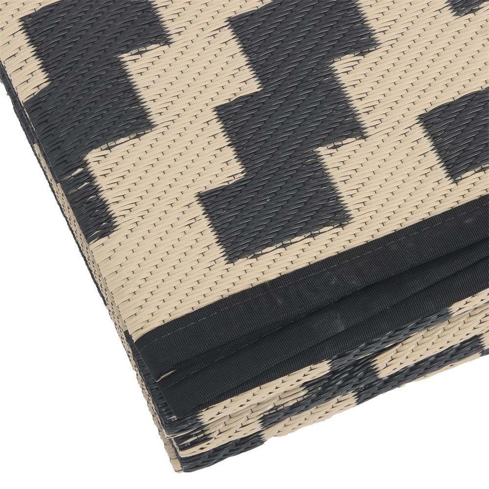 Waterproof Outdoor Rug 10x14 ft Outdoor Plastic Straw Rug For Camping RV Deck