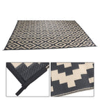Waterproof Outdoor Rug 10x14 ft Outdoor Plastic Straw Rug For Camping RV Deck