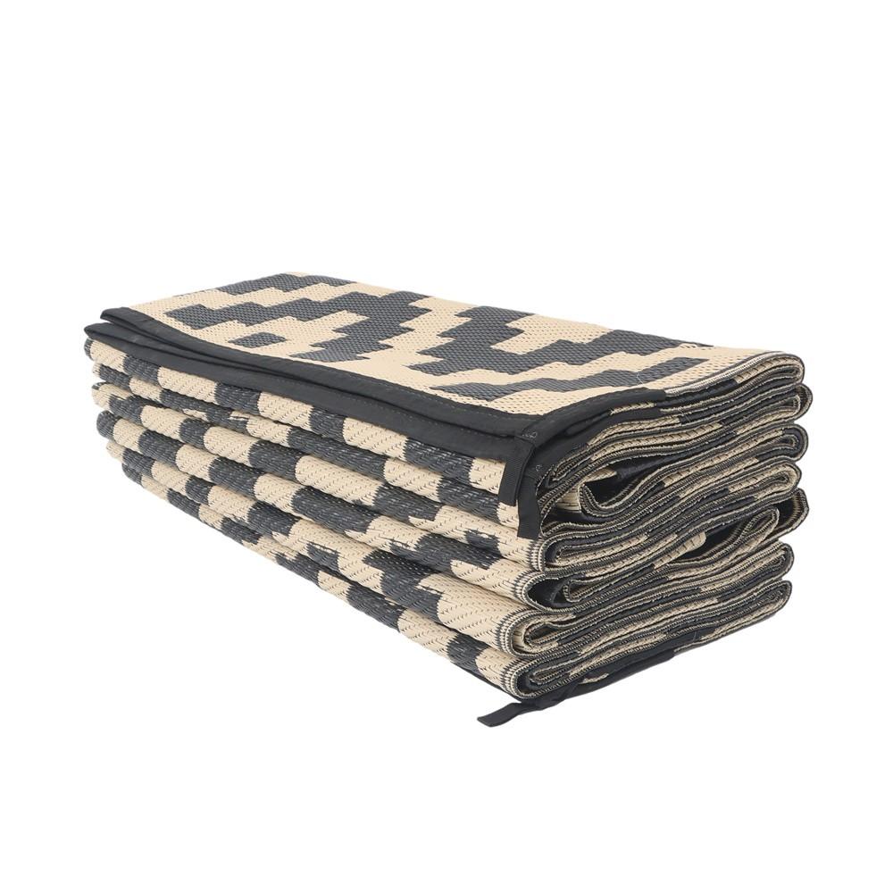 Waterproof Outdoor Rug 10x14 ft Outdoor Plastic Straw Rug For Camping RV Deck